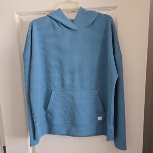 Soybu Slate Blue Textured Hoodie